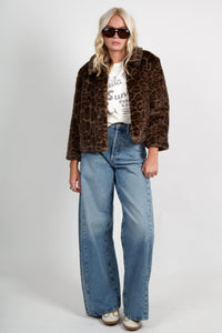 LUCY PARIS | Bambi Faux Fur Jacket - Leopard