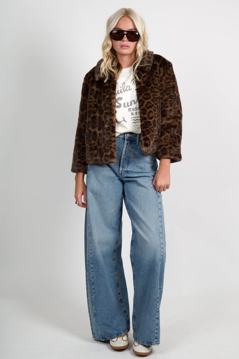 LUCY PARIS | Bambi Faux Fur Jacket - Leopard