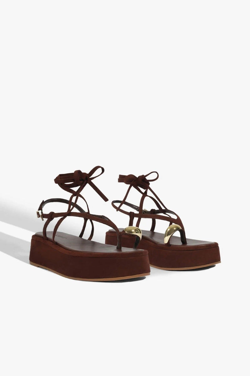 SCHUTZ | Zadie Platform Sandal - Chestnut Brown – Scarlet Clothing