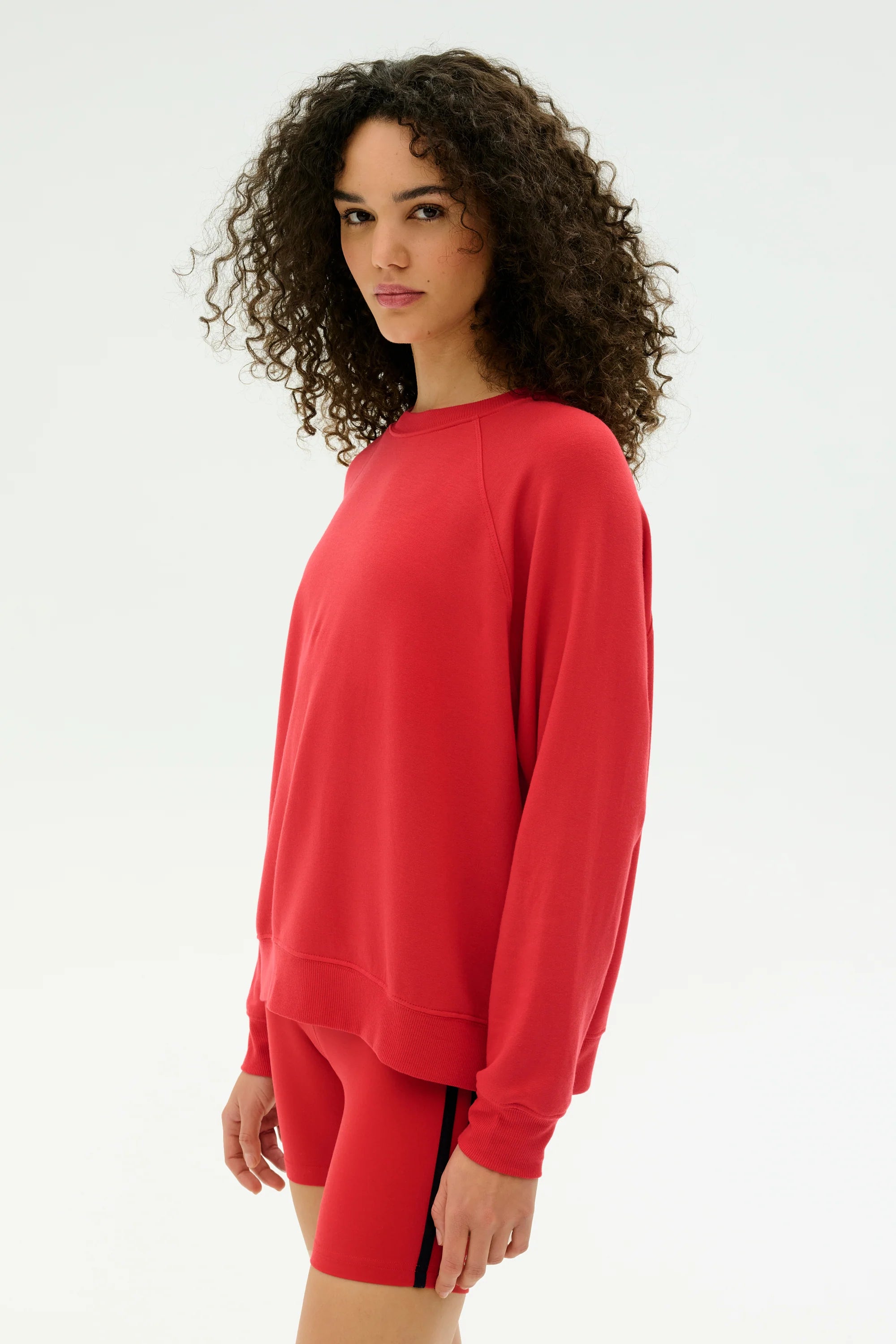(取寄) スピリッツ 59 レディース アンディ オーバーサイズ フリース スウェットシャツ Splits59 women Andie Oversized Fleece Sweatshirt Pirate Red Andie Fleece Sweatshirt - Pirate Red – SPLITS59