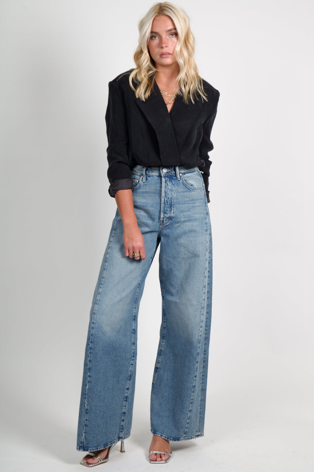 SMYTHE | Blazer Bodysuit - Carbon Slate