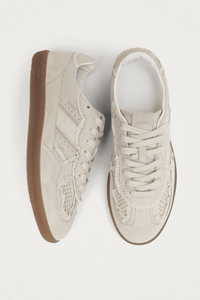 ALOHAS | The 490 Crochet Cream Leather Sneaker