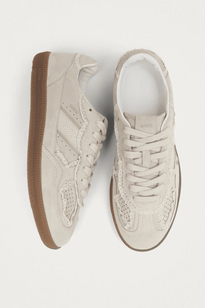 ALOHAS | The 490 Crochet Cream Leather Sneaker