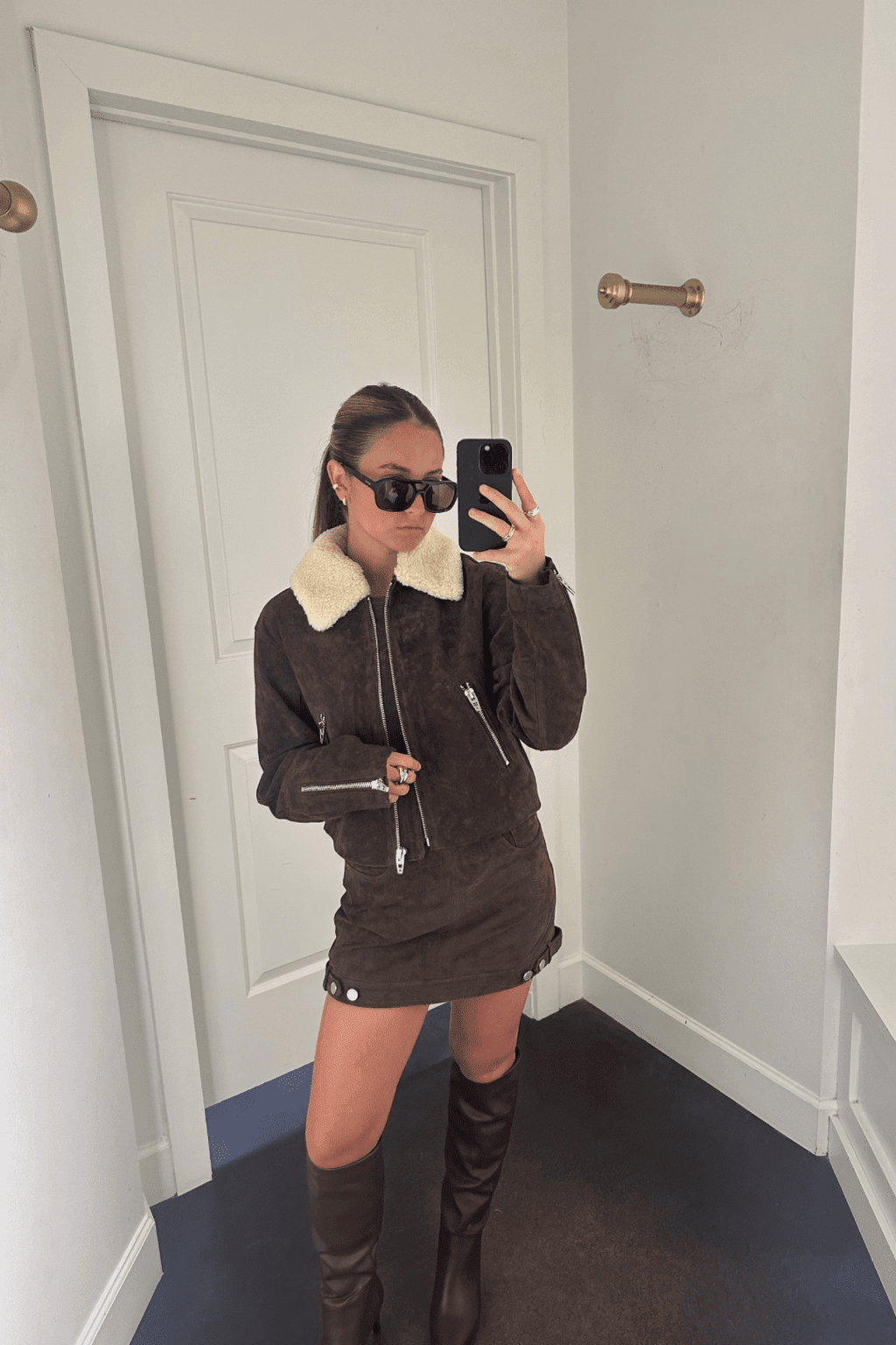 BLANK NYC | Down To Earth Jacket - Chocolate