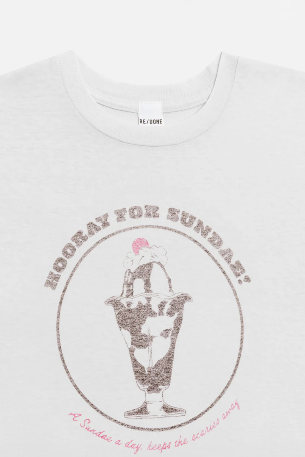 RE/DONE | Classic Sundae Tee - Optic White
