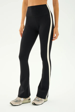 SPLITS 59 | Raquel High Waist Supplex Flare 32” - Black/Creme