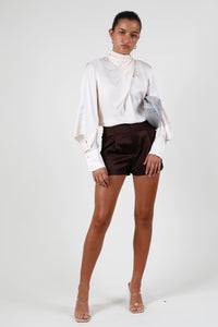 PIPPA THE LABEL | Ariya Tailoered Short - Chocolate