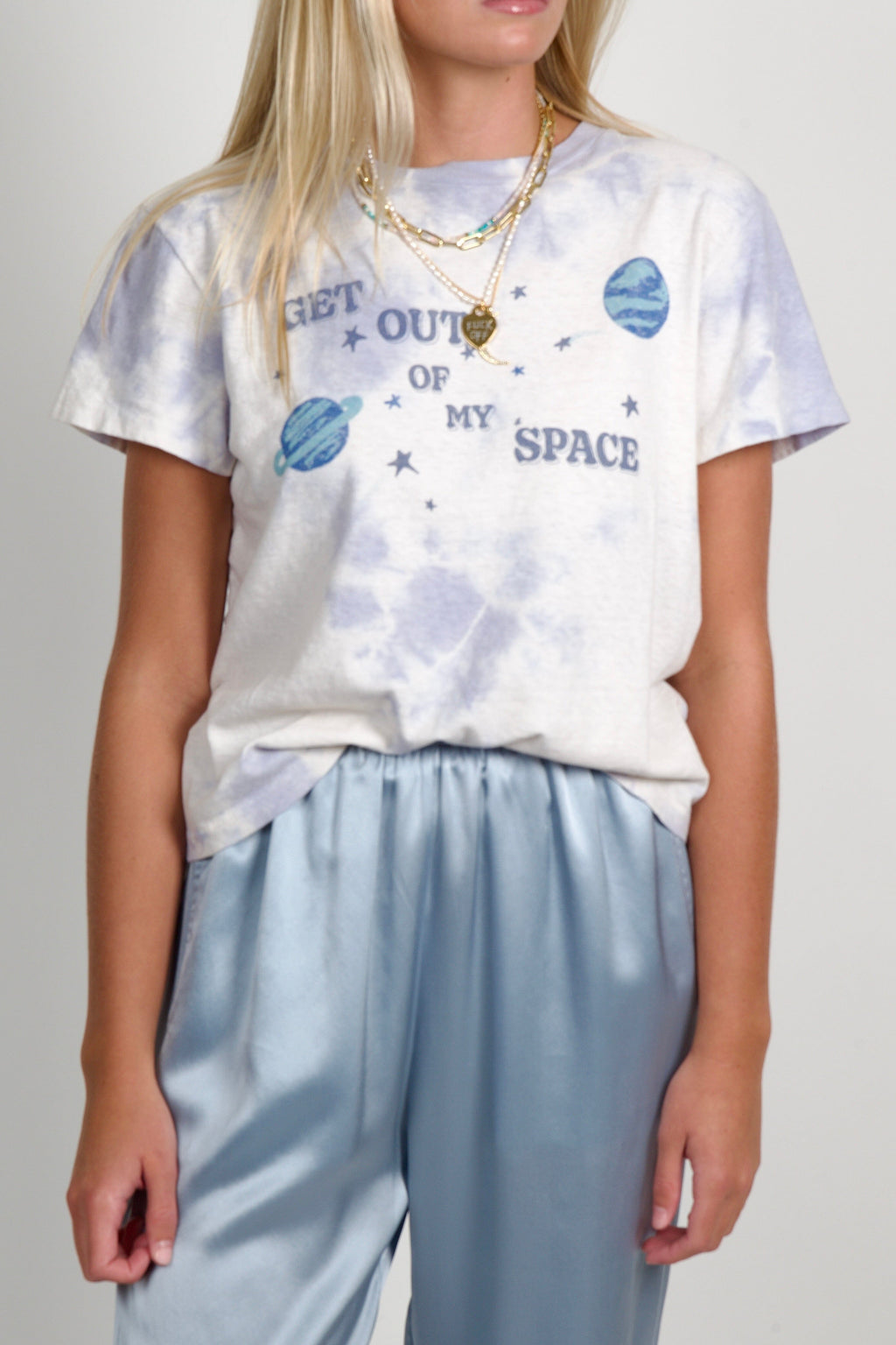 RE/DONE | Classic Tee My Space - Hazy Tie Dye