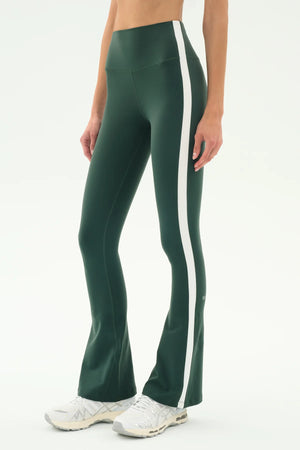 SPLITS59 | Raquel High Waist Supplex Flare 32 - Military/White