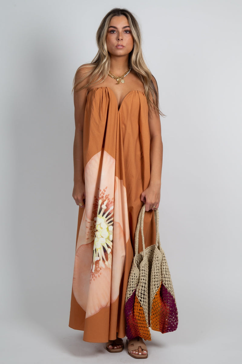 SIGNIFICANT OTHER | Shiloh Maxi Dress - Tangerine Rose