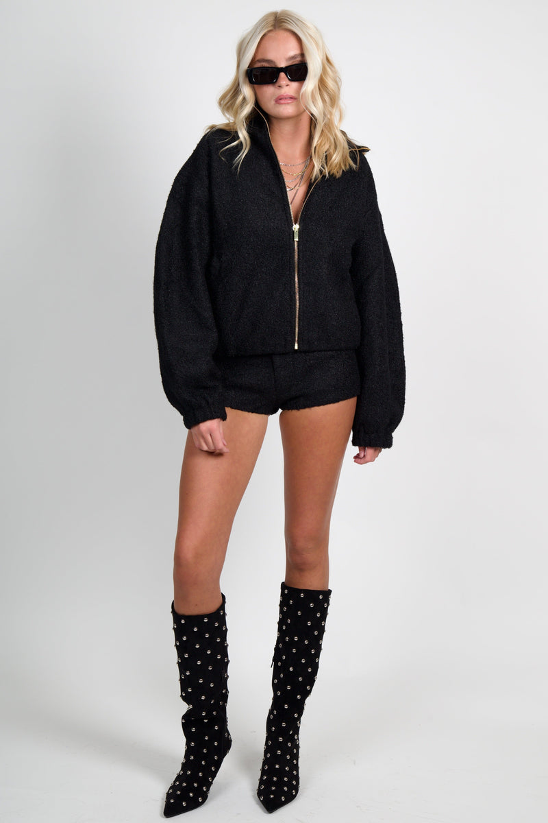 AMANDA UPRICHARD | Caresse Shorts - Black