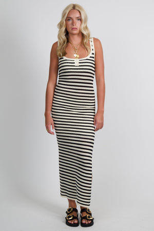 AMANDA UPRICHARD | Seine Dress - Black/Cream