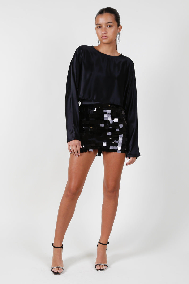 NONCHALANT | The Kinsey Skirt - Black