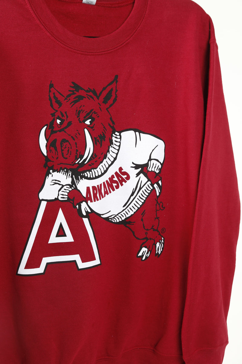 Retro Hog Sweatshirt - Red