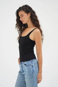 LNA | Timeless Ribbed Tank - Black