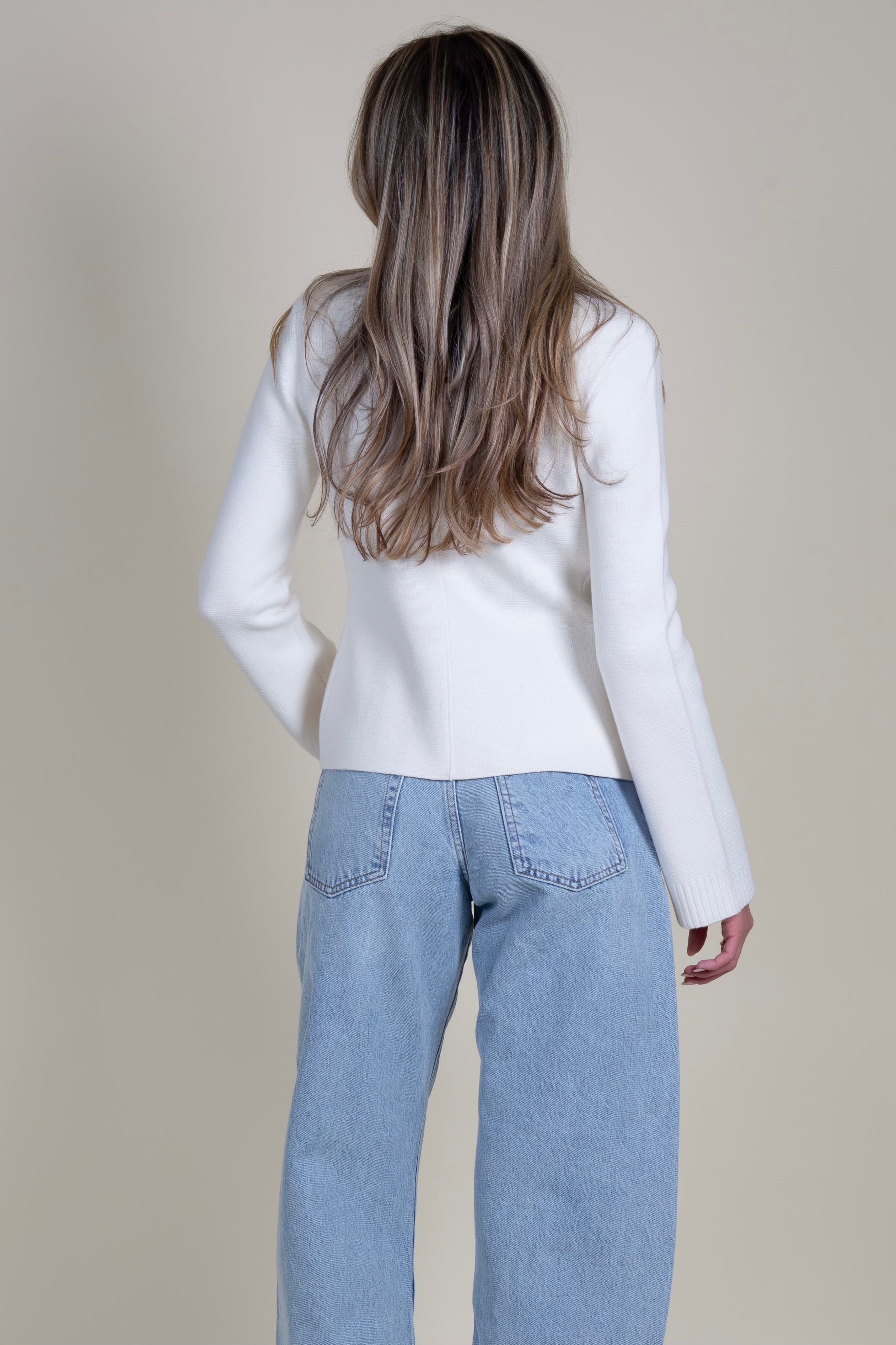 DEREK LAM | Minta Cardigan - Blanc De Blanc – Scarlet Clothing