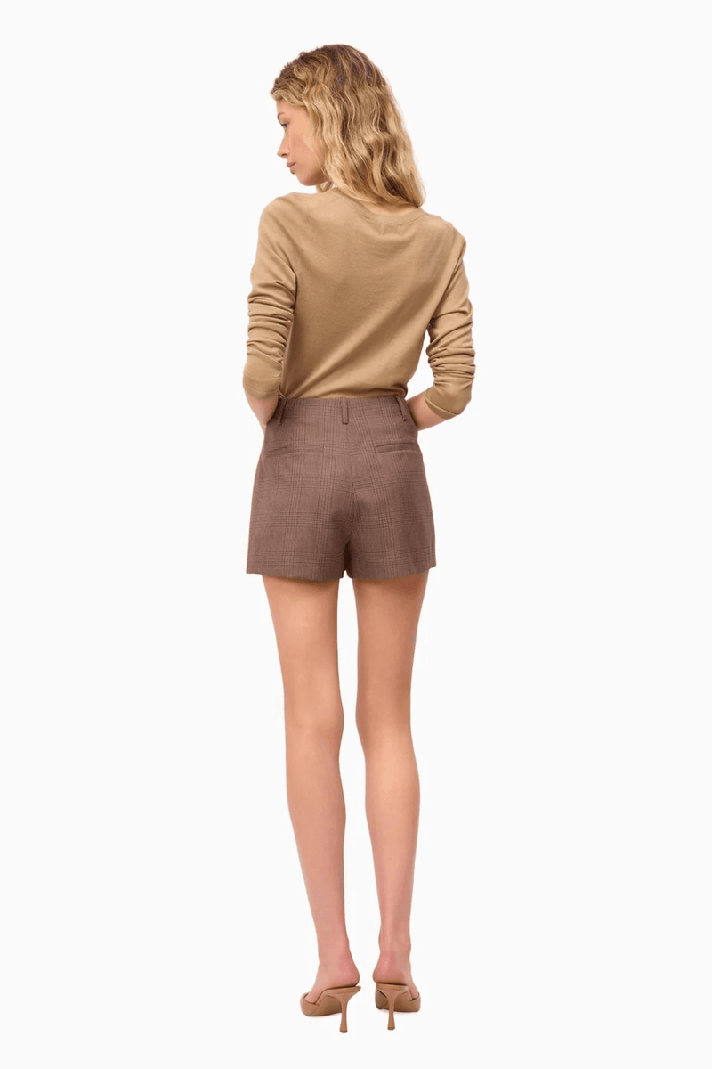 CAMI NYC | Jolie Plaid Short - Fawn Plaid
