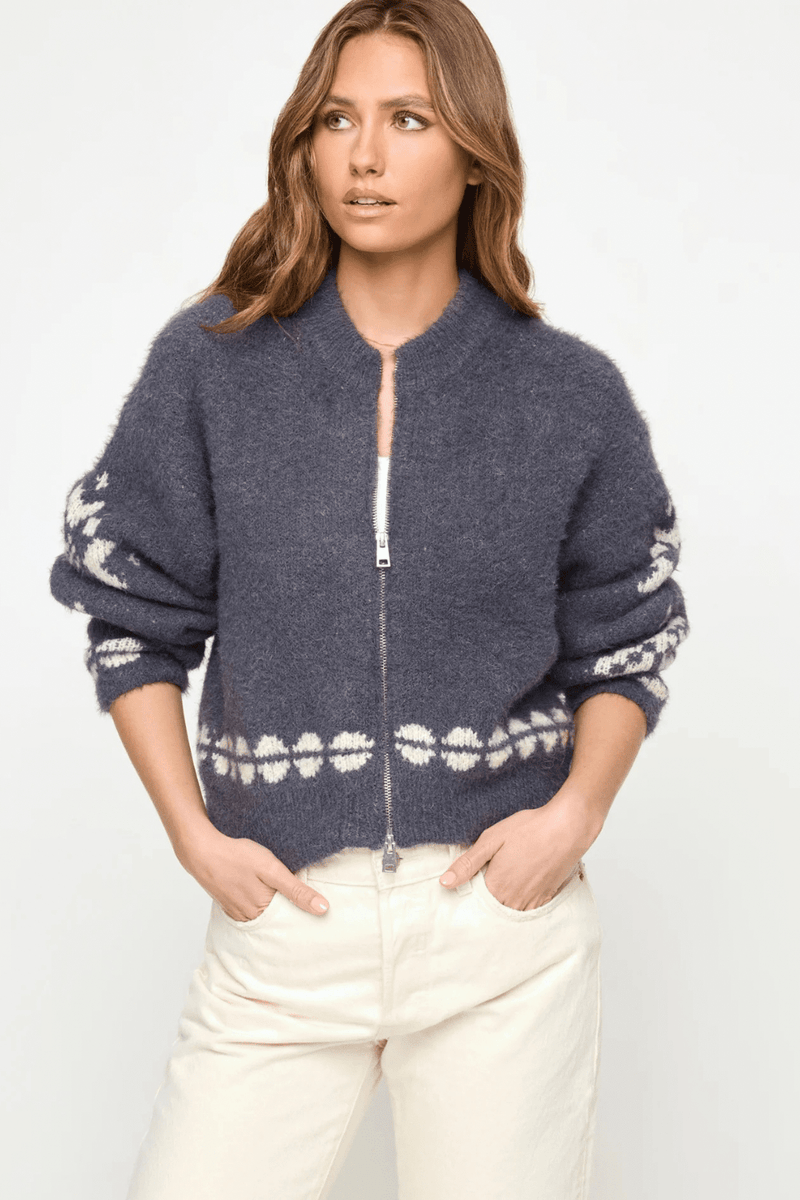 L SPACE | Cosmos Sweater - Snowy Mile Fair Isle