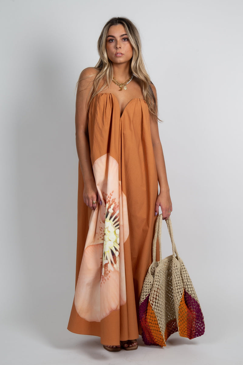 SIGNIFICANT OTHER | Shiloh Maxi Dress - Tangerine Rose