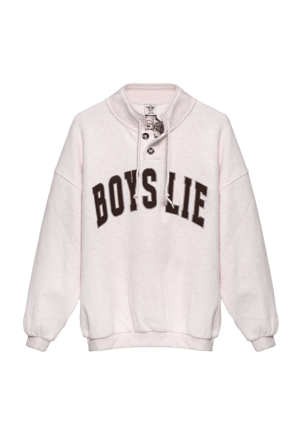 BOYS LIE | Henley Crewneck - Smoke and Mirrors
