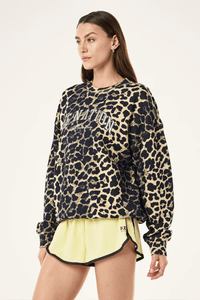 P.E NATION | Heritage Sweat - Leopard Print