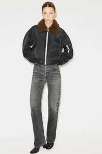 RE/DONE | Shrunken Bomber - Black