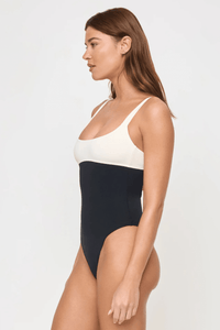 L SPACE | Descanso One Piece - Black/Cream