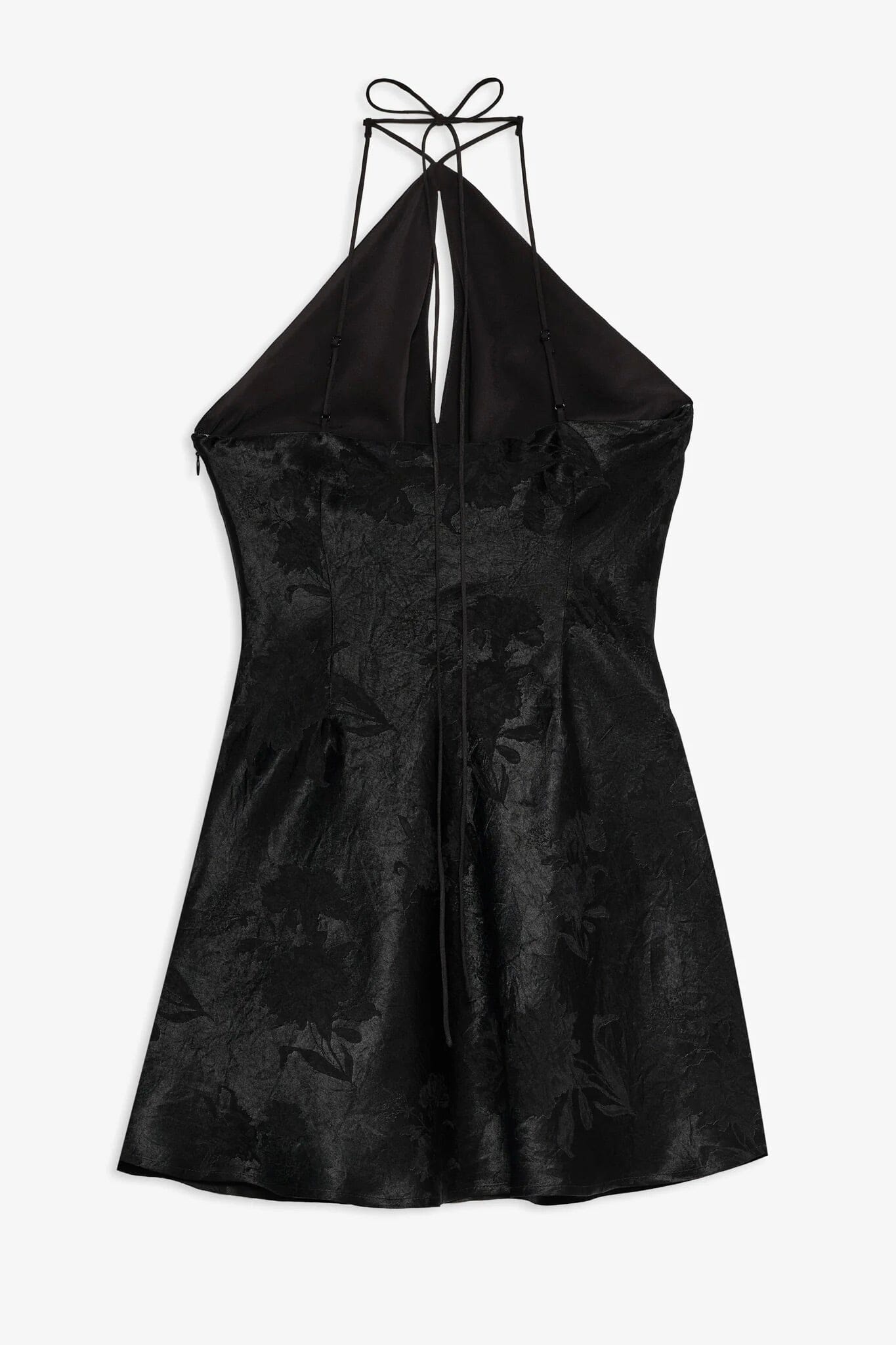 FOR LOVE & LEMONS | Adrift Halter Mini Dress - Black – Scarlet