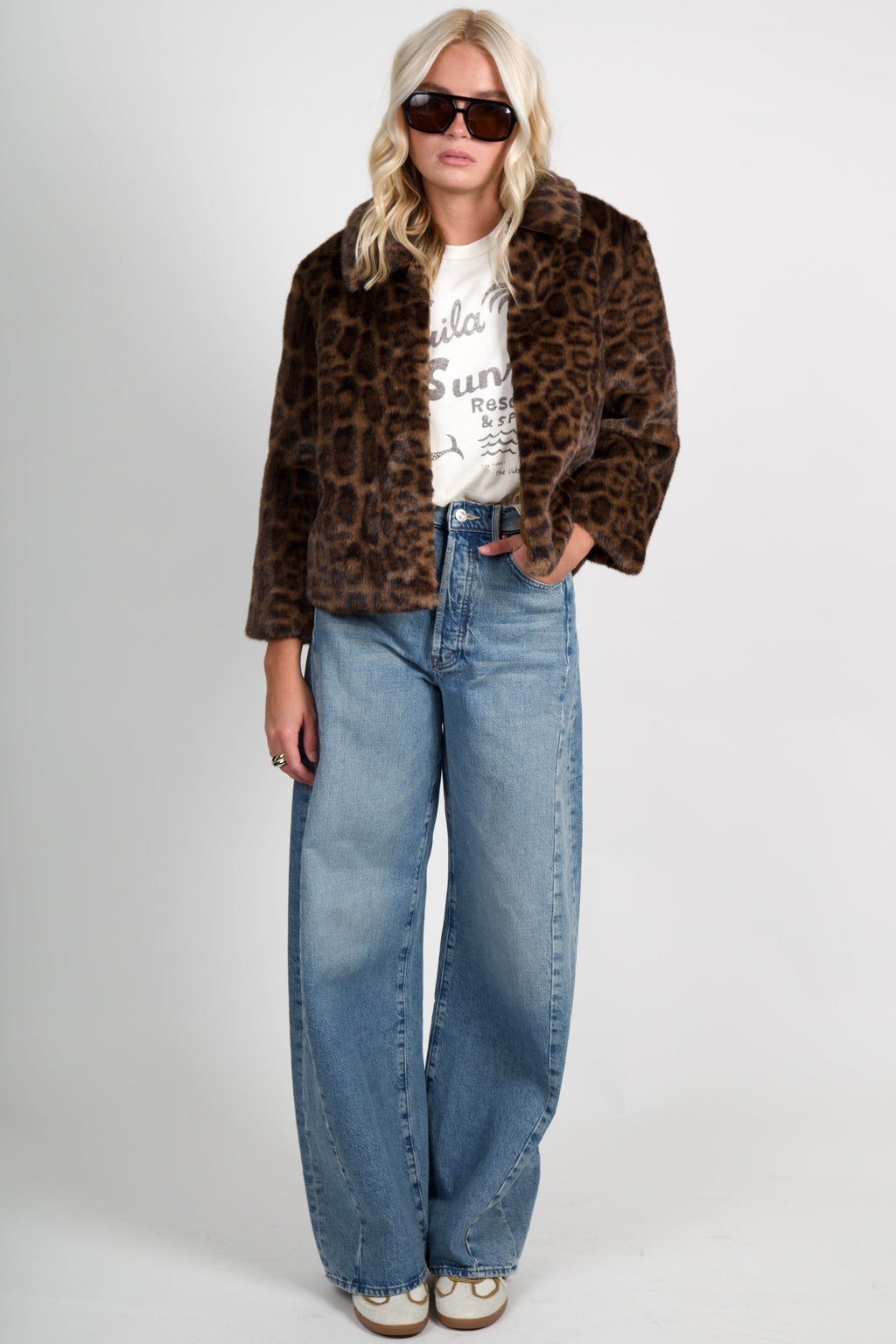 LUCY PARIS | Bambi Faux Fur Jacket - Leopard