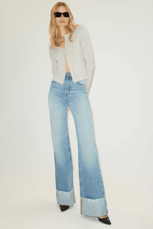 RE/DONE - High Rise Wide Leg Cuff - Vintage Biker