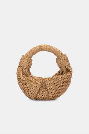 SIMON MILLER | Raffia Lopsy Bag - Milk