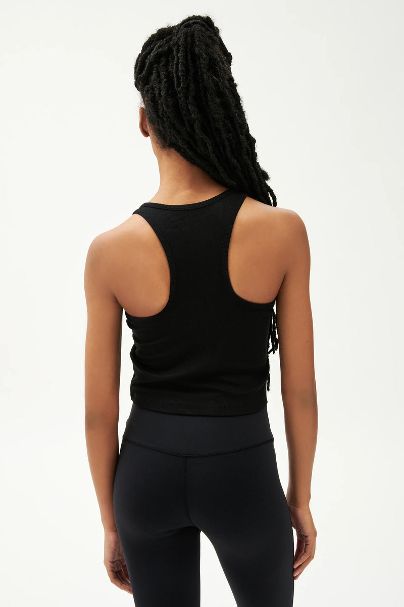 SPLITS59 | Ashby Rib Crop - Black