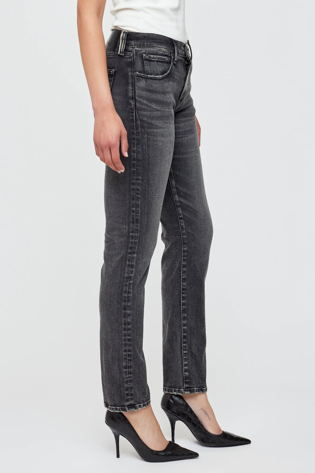 MOUSSY | MV Fairfield Slim Straight - Black
