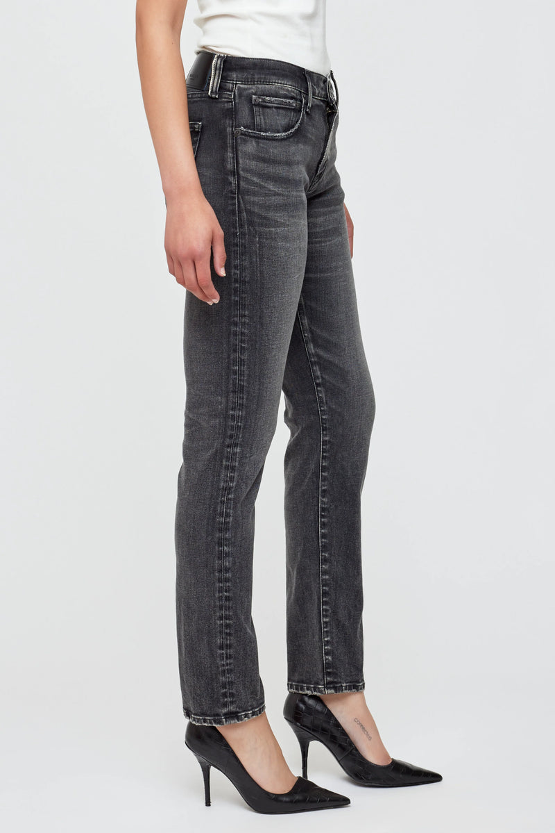 MOUSSY | MV Fairfield Slim Straight - Black