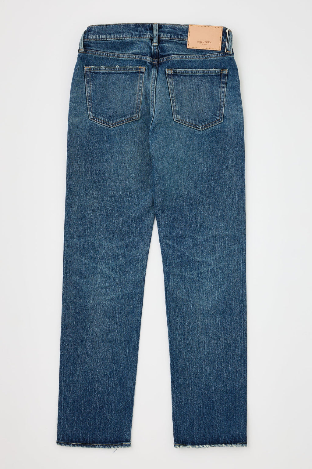 MOUSSY | MV Florahome Slim Straight - Blue