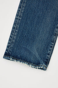 MOUSSY | MV Florahome Slim Straight - Blue