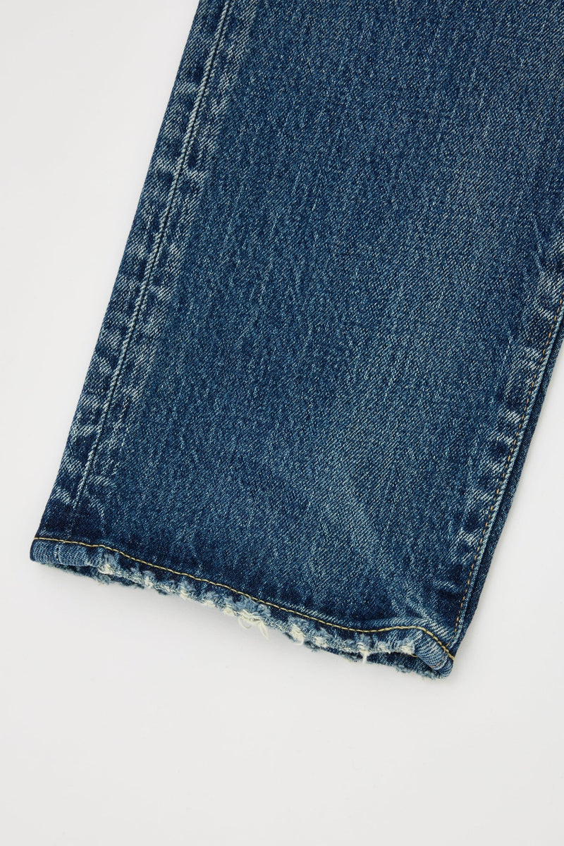 MOUSSY | MV Florahome Slim Straight - Blue