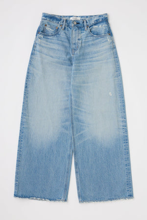 MOUSSY | MV Lowell Super Wide Pants - Light Blue