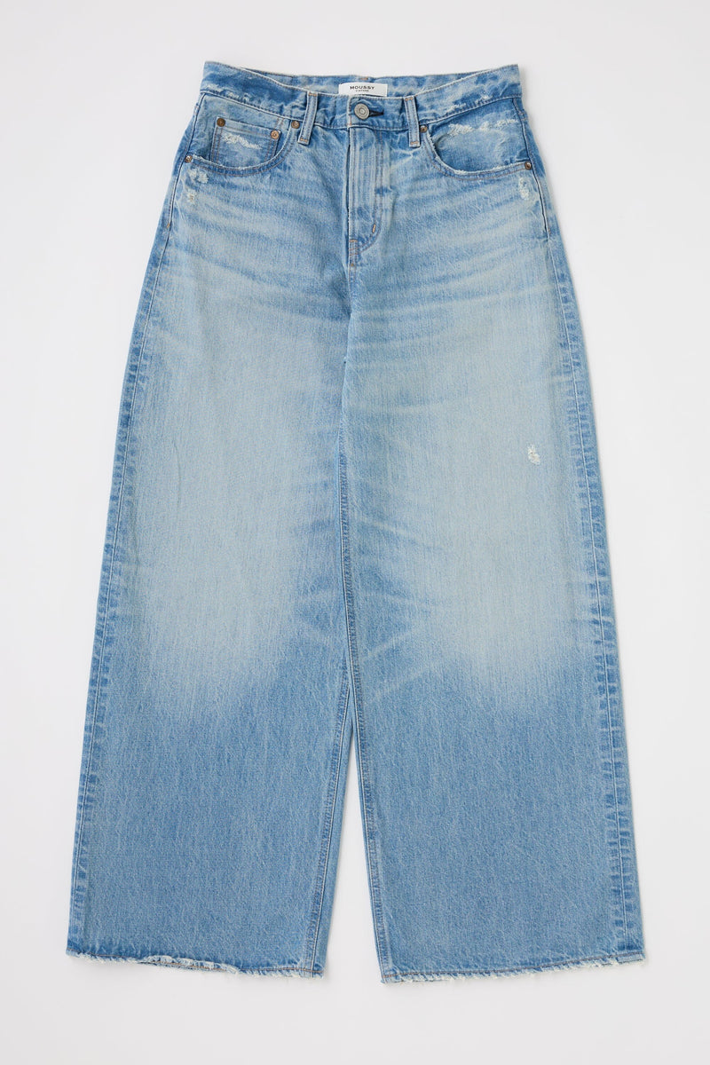 MOUSSY | MV Lowell Super Wide Pants - Light Blue