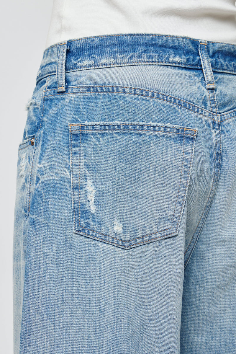 MOUSSY | MV Lowell Super Wide Pants - Light Blue
