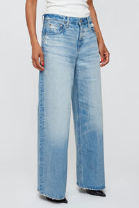 MOUSSY | MV Lowell Super Wide Pants - Light Blue