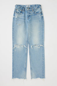 MOUSSY | MV Odessa Straight Low - Light Blue