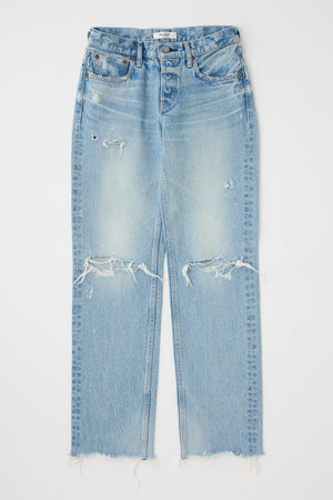 MOUSSY | MV Odessa Straight Low - Light Blue