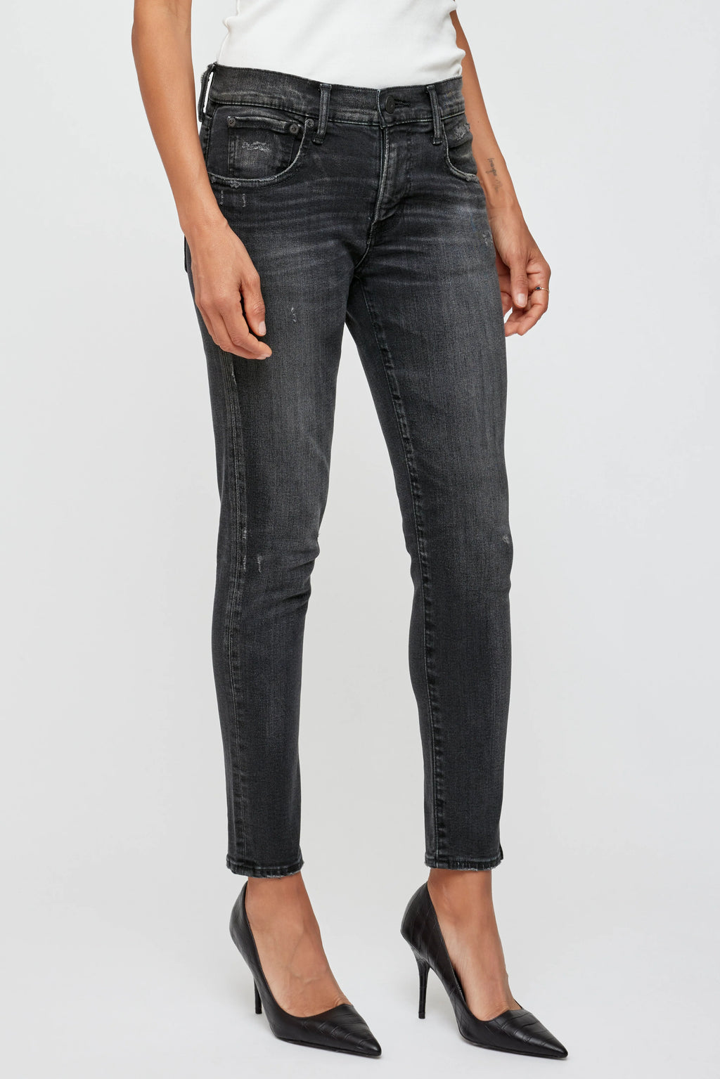 MOUSSY | MV Belver Skinny - Black