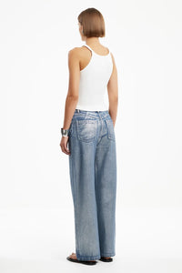 SIGNIFICANT OTHER | Sabrina Metallic Jean - Silver Foil