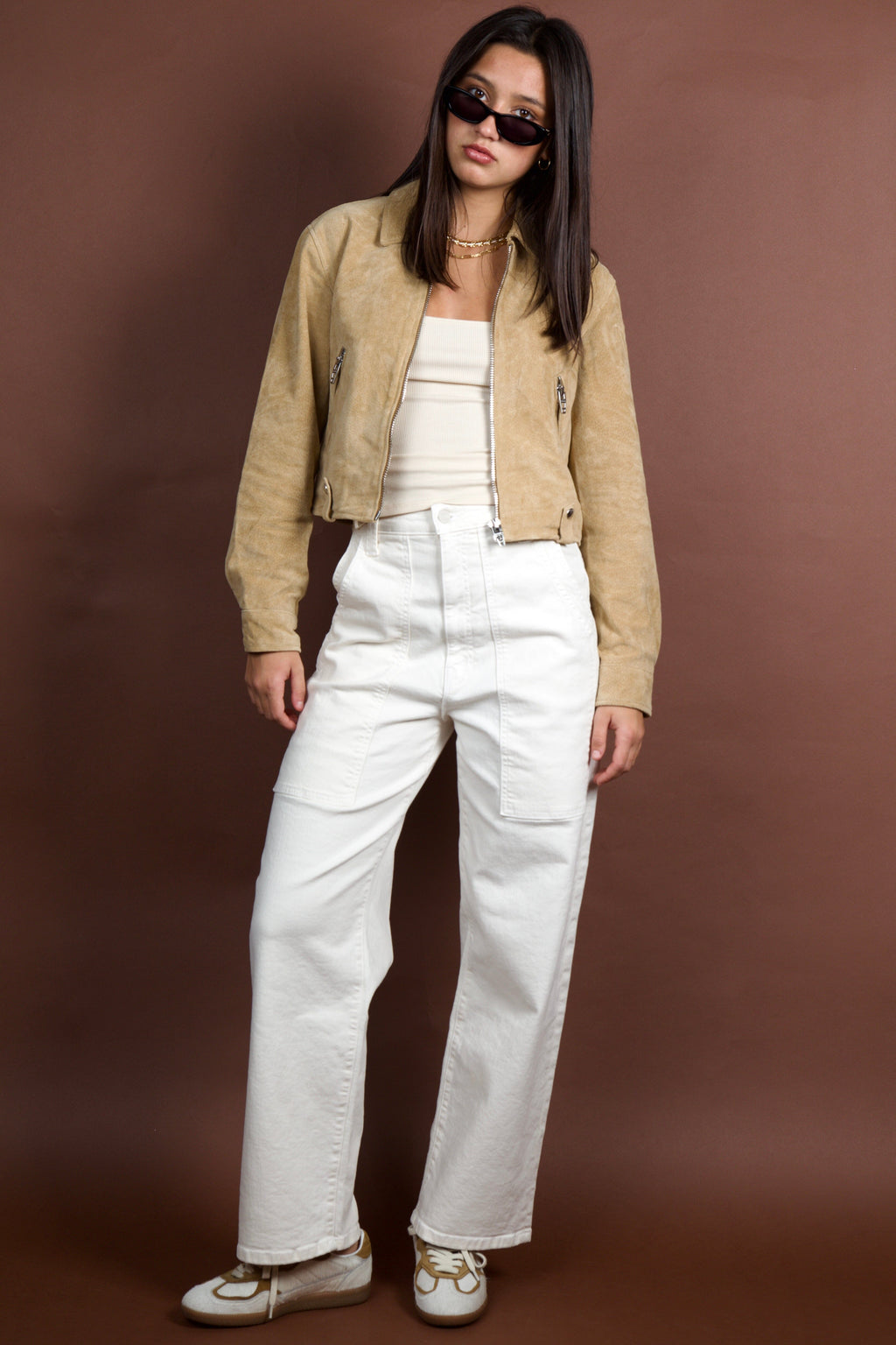 BLANK NYC | Cinnamon Crunch Jacket - Camel Suede