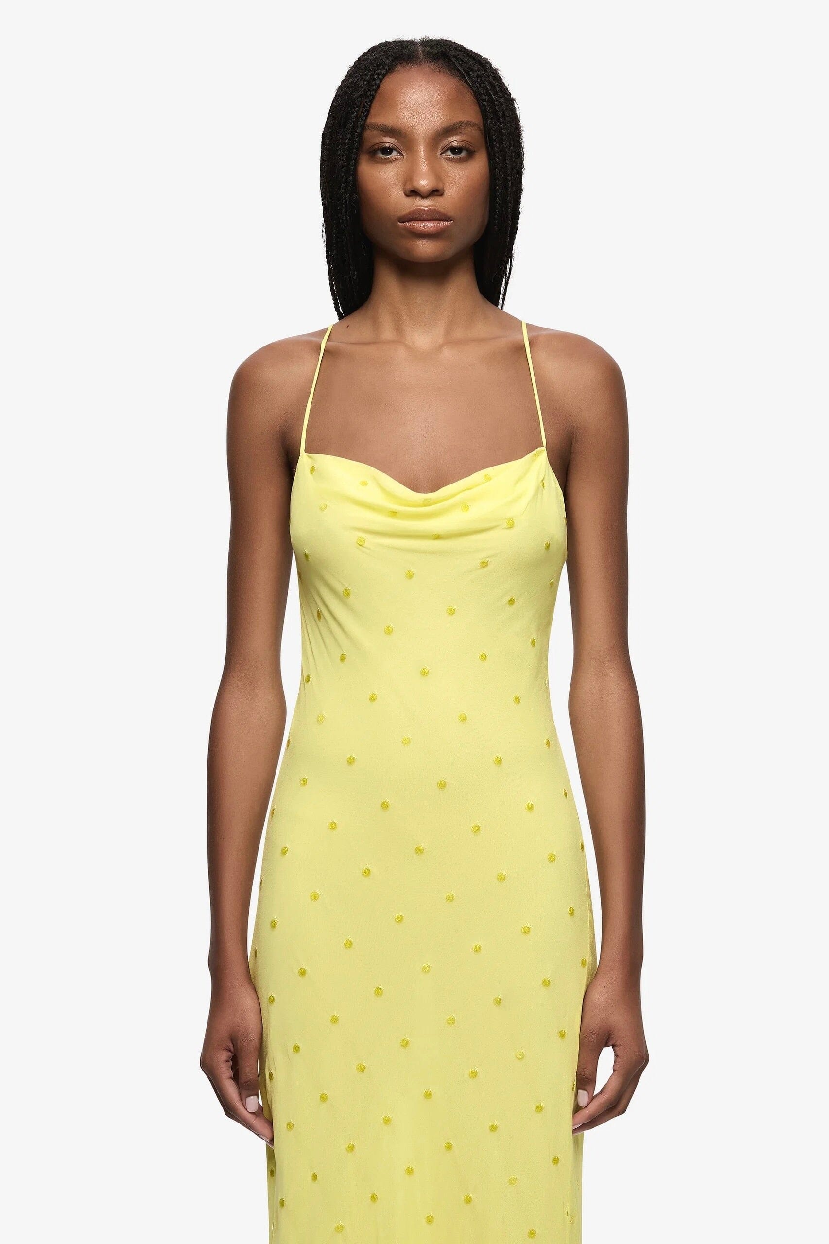 Bec + Bridge Arielle Slip Maxi Dress in Yellow