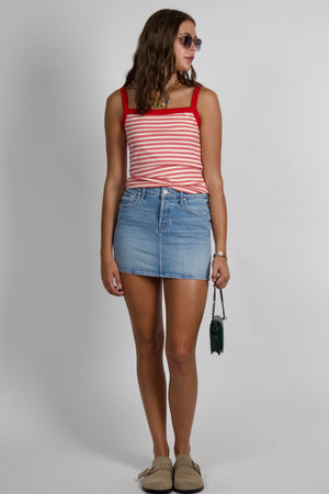 MOTHER | The Vagabond Mini Skirt - Magic School Bus