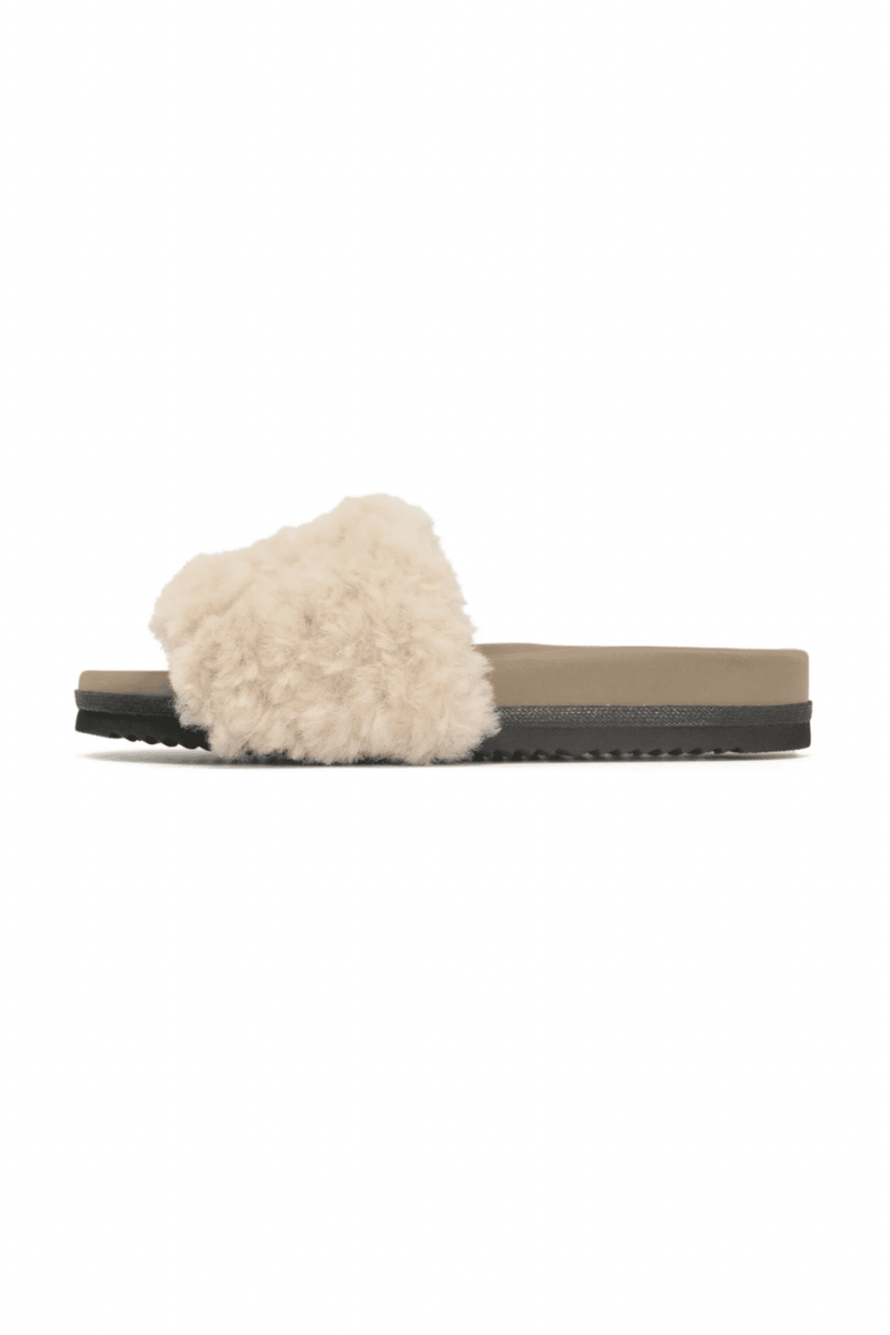 ROAM | Cloud Shearling Slider - Natural