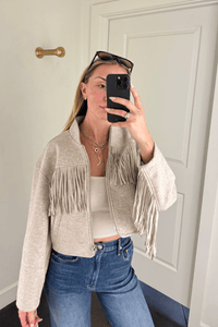 BLANK NYC | Own It Fringe Jacket